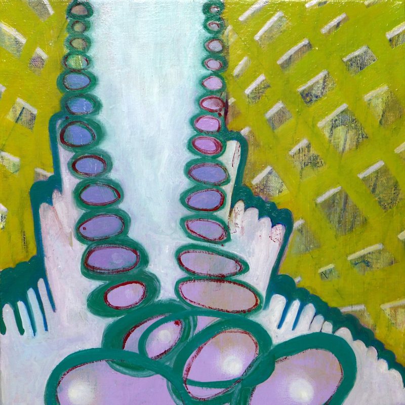 Backsliding - 2020 - Oil on canvas 30cm x 30cm