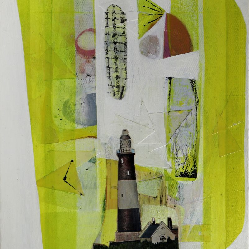 Lighthouse - 2015 - Mixed Media on canvas 30cm x 25cm