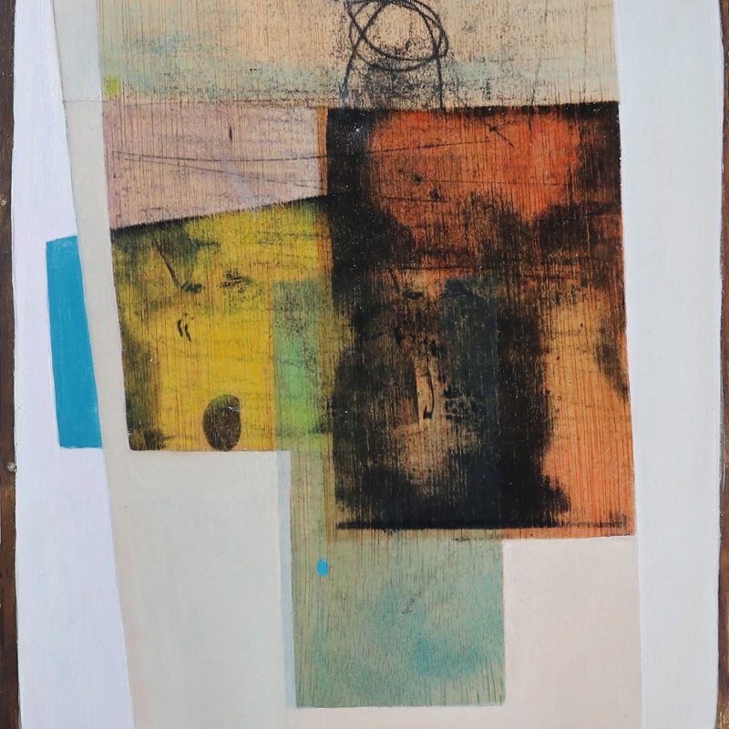 Red Desert - 2018 - Ink and acrylic on wood panel - 24cm x 35cm