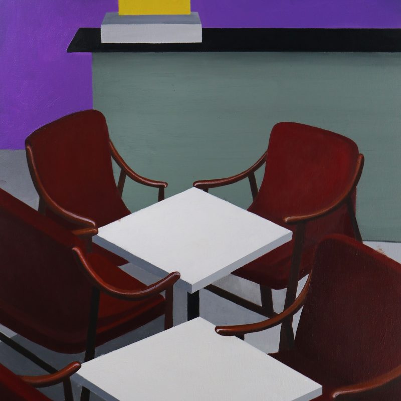 Table and Chairs #1 - 2009 - Oil on canvas - 60cm x 45cm