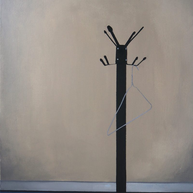 Coat Hanger - 2008 - Acrylic on canvas - 50cm x 40cm